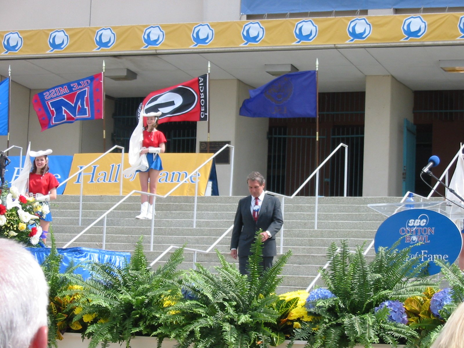 Steve's walk to podium