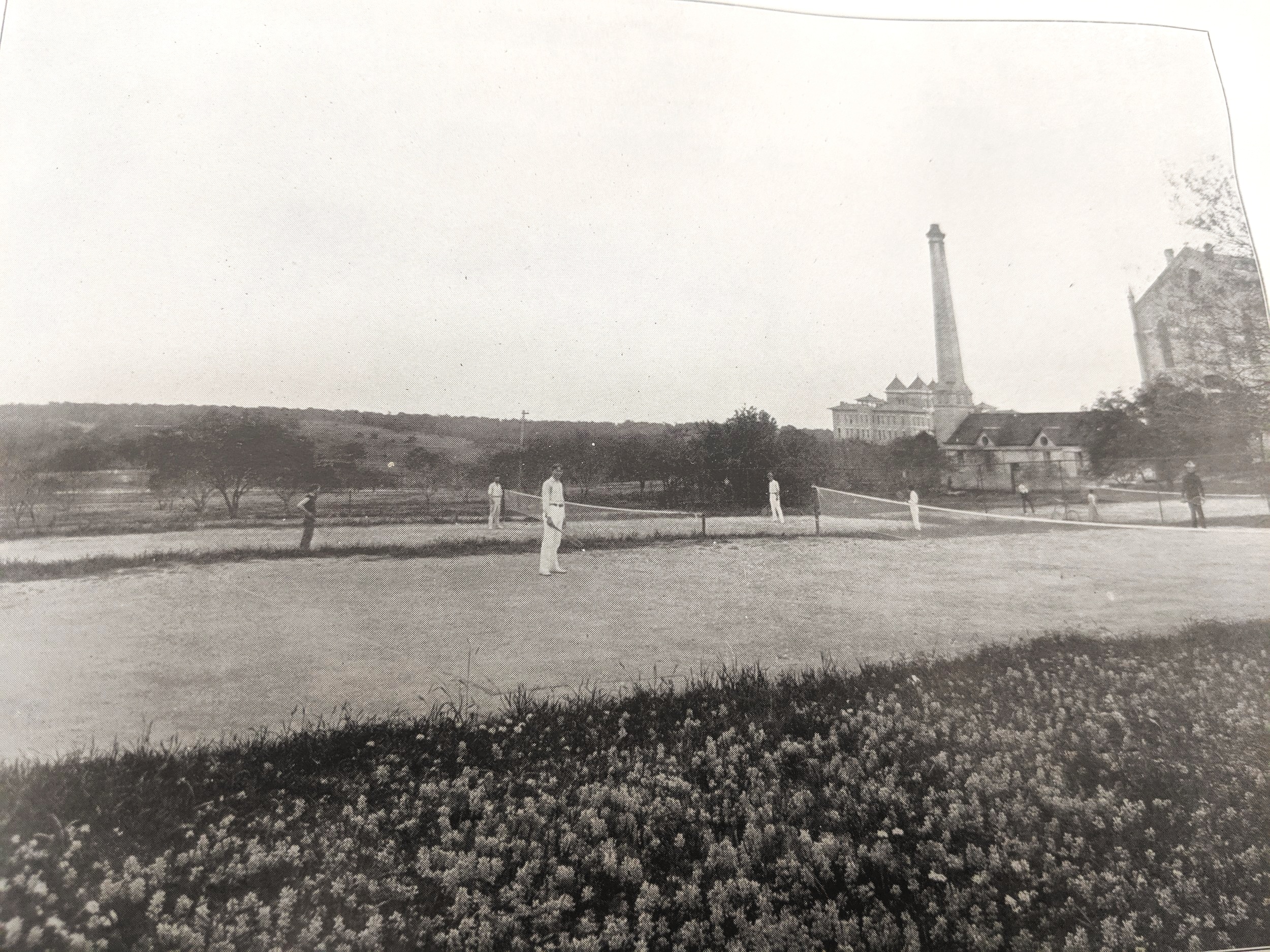 1899 tennis courts