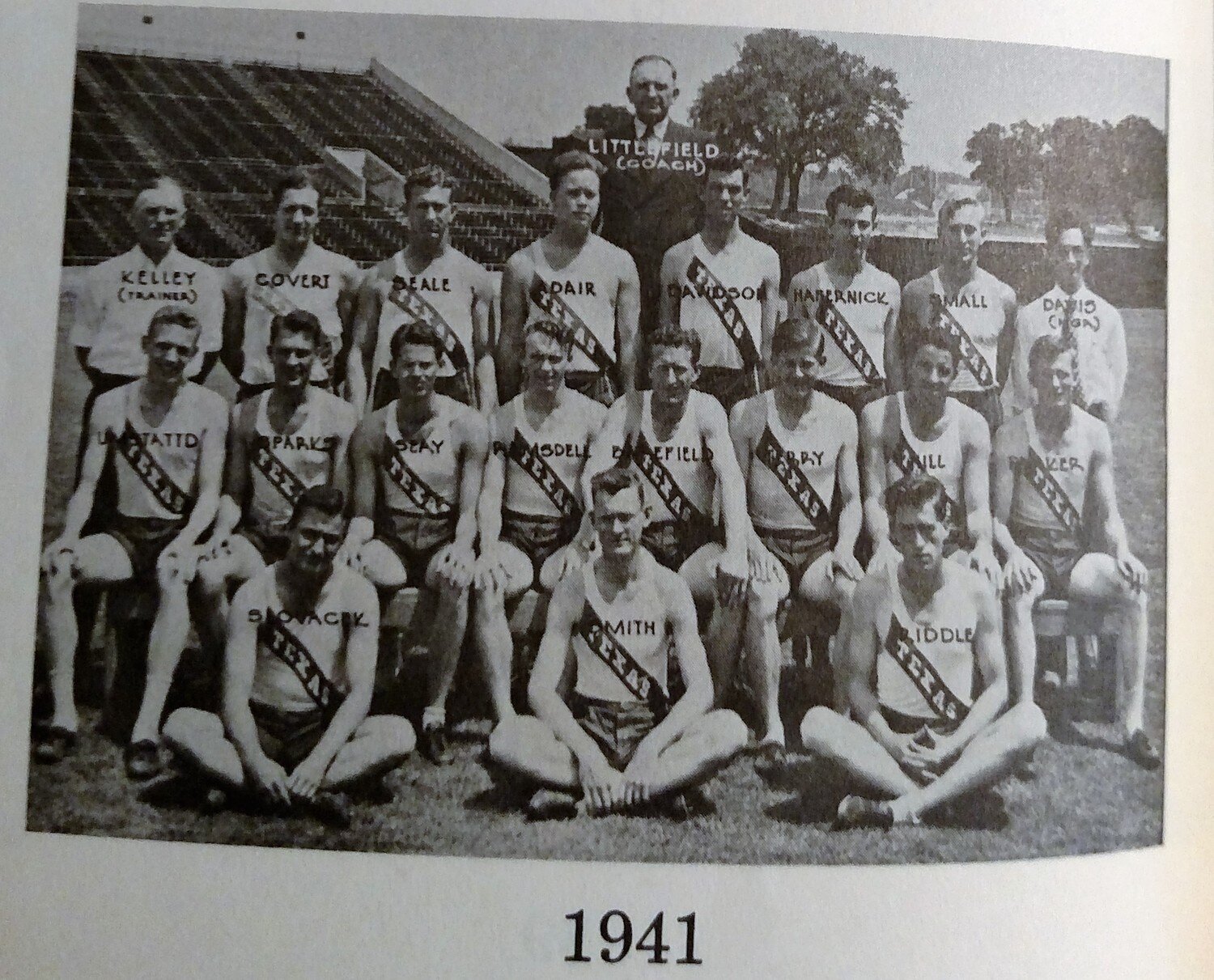 Men's track 1893-1961 