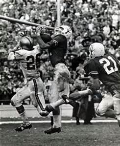 1963 - Duke Carlisle interception 