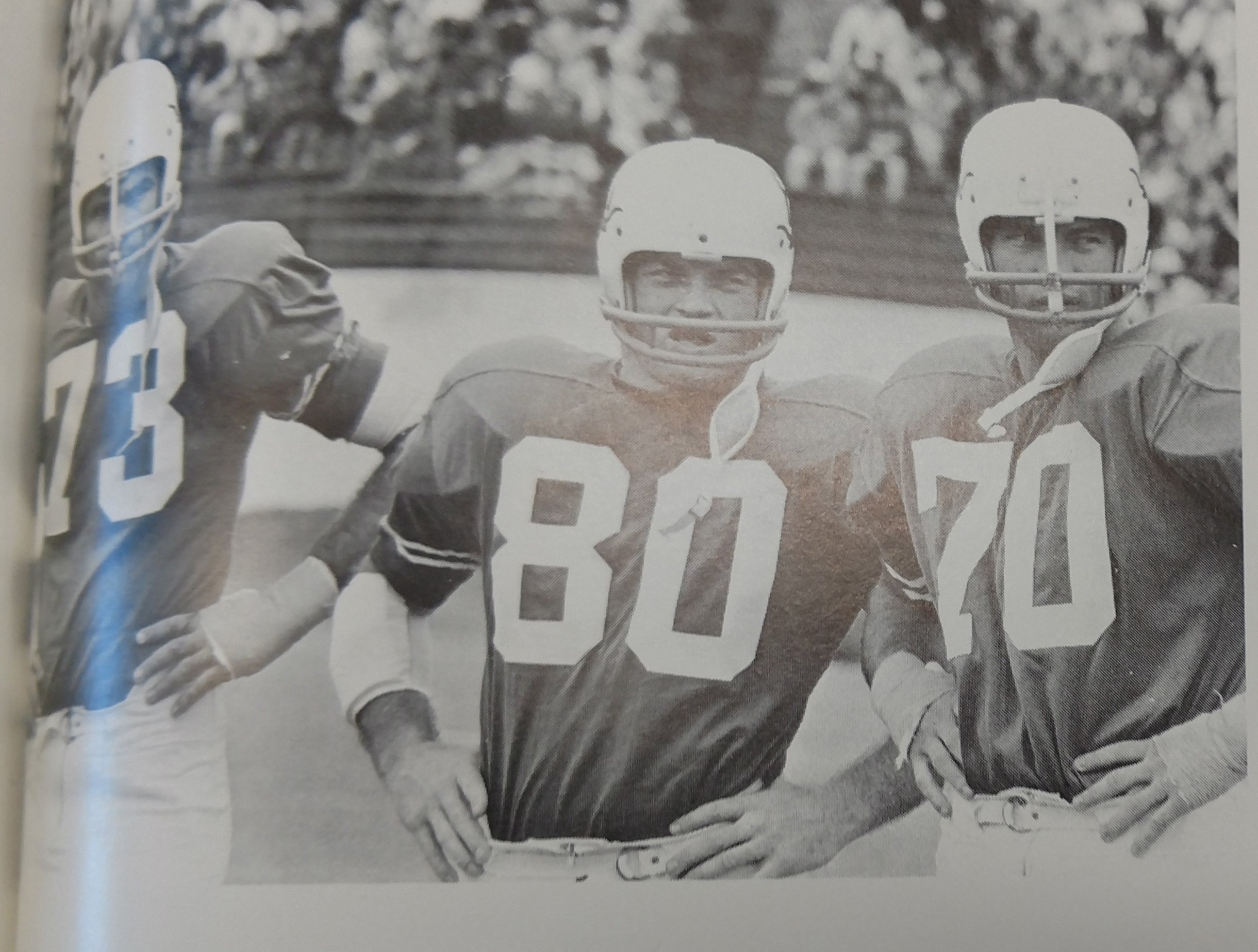 Tri Captains Diron Talbert, Barney Giles, and John Elliott 