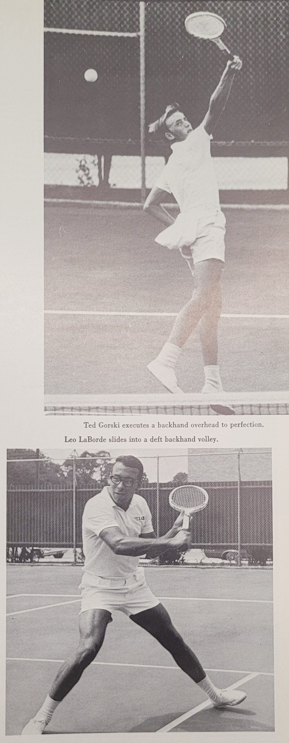  1966 tennis Ted Gorski, Leo LaBorde 