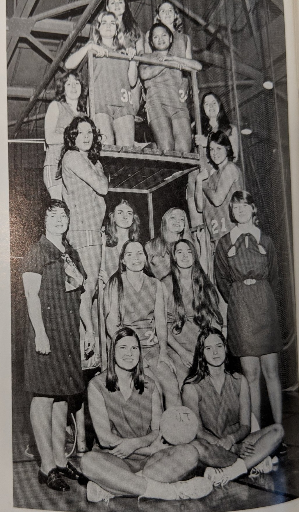 1972 UTSA Basketball Coach Spearman far left 