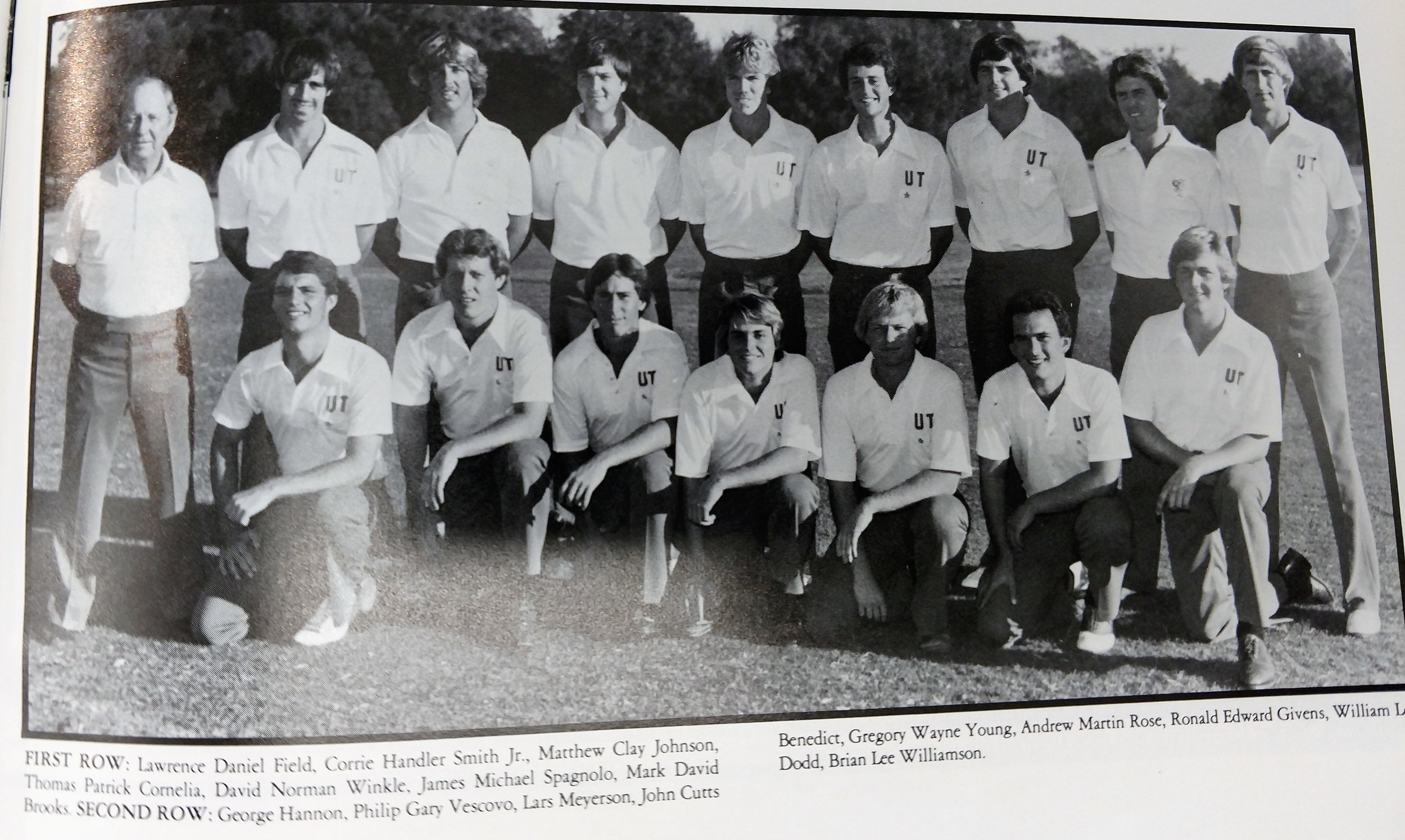  Front Row: Field, Corrie Smith, Johnson, Cornelia, Winkle, Spagnolo, Brooks- top row- Hannon, Vescovo, Meyerson, Benedict, Young, Rose, Givens, Dodd, Williamson. 