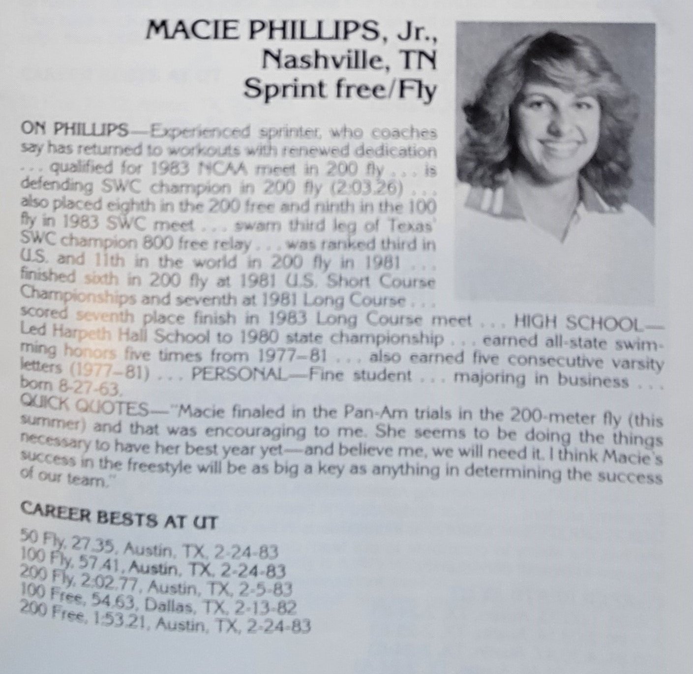 1983 , Macie Phillips womens swimming.jpg