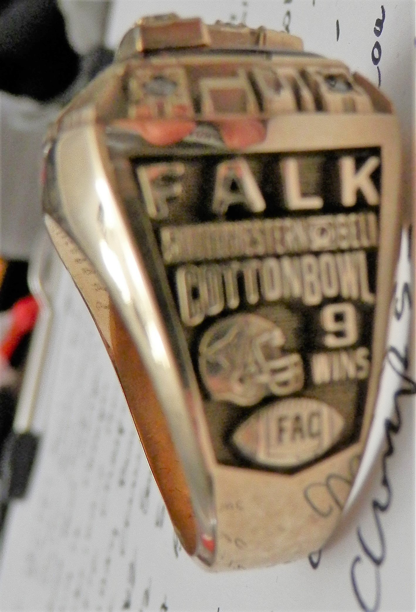 1990 Cotton Bowl ring