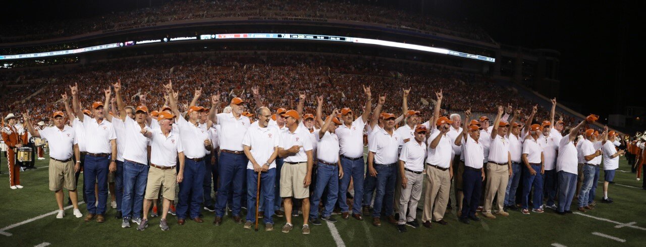 UT recognizes the 1969 National Champions. 