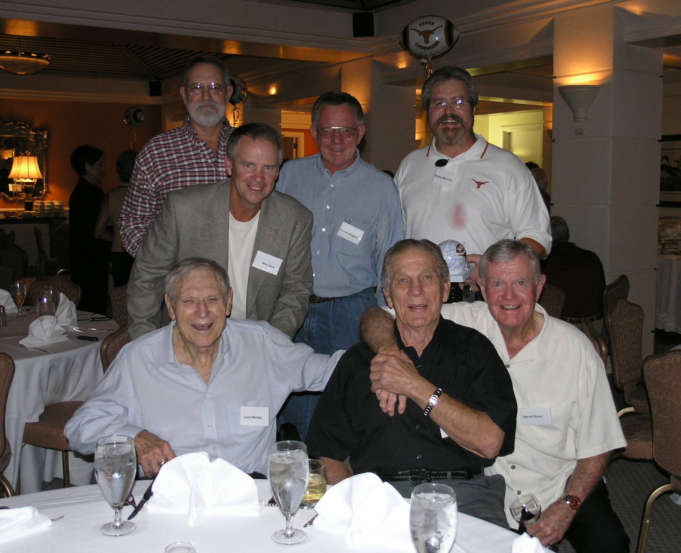 Offensive line with The Coaches