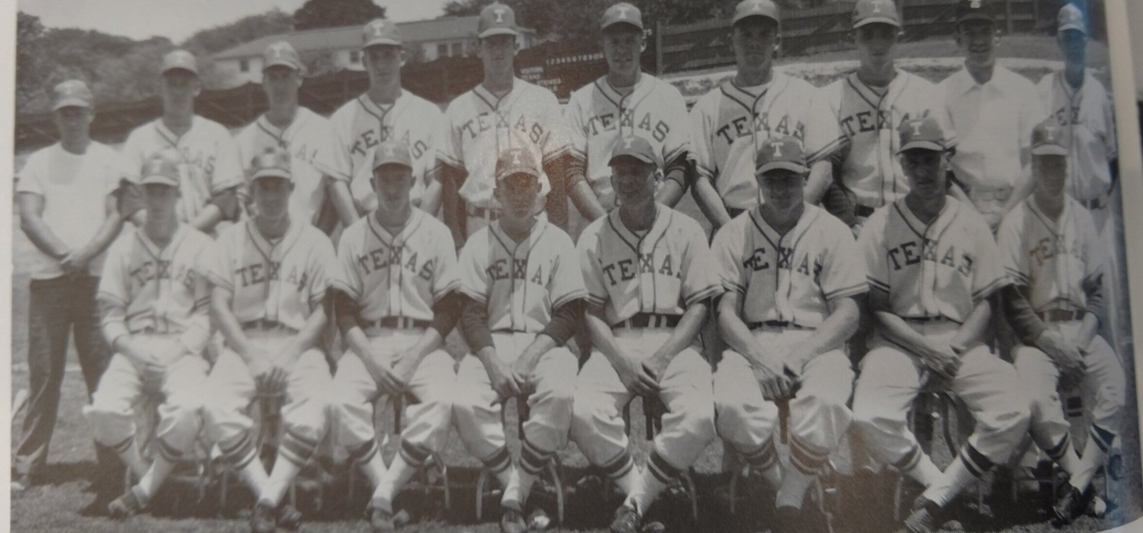  1960 baseball team Front row Enderlin, Menge, Rigby, Martin, Mayer, Shirley, Skinner, Jackson  back row Vernon Shelton, Belcher, McDonald, Brazeltoton Arnett, Hipps, Callaway, Pinckney, Ronnie  Stone , Falk 