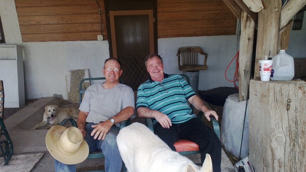  Glen Halsell and Billy Dale in Fort Davis  