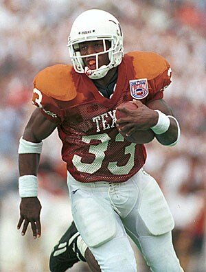 Priest Holmes rushed for 120 yards against Nebraska